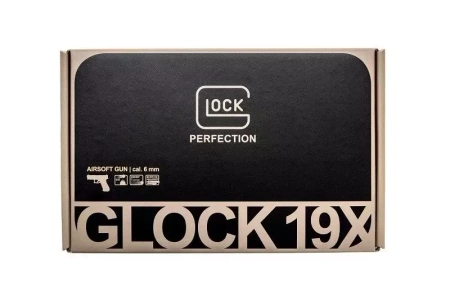 Replika pistoletu GBB Glock 19X Green Gas - coyote