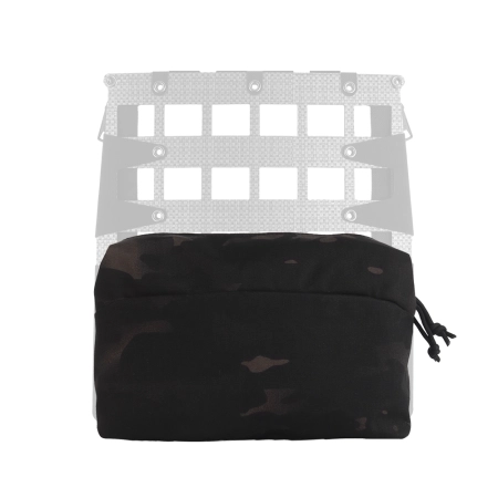 Kieszeń uniwersalna Wosport Cargo 6x3 Laser Cut Poziome MC Black