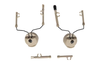 Adapter słuchawek TacSky typu Comtac na szyny typu MTEK Dark Earth