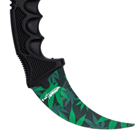Karambit Ganja skin, nieostry + pokrowiec