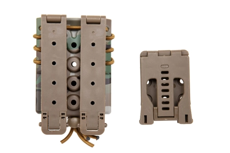 Ładownica na 2 magazynki M4/M16 Wosport Urban Assault Quick Pull MC