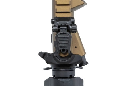 Karabinek ASG Specna Arms RRA SA-E25 HAL ETU™ Chaos Bronze z pomarańczowym urządzeniem wylotowym