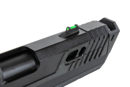 Pistolet ASG SRC Dark Viper DUAL POWER z walizką transportową i magazynkiem CO2 Czarny