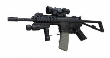 Replika sprężynowa karabinu PDW - czarny