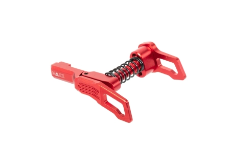 Aluminiowy zwalniacz magazynka Maxx Model Advanced typu B do replik MTW M4 Czerwony