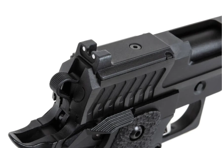 Pistolet ASG SRC Dark Viper DUAL POWER z magazynkiem CO2 Czarny