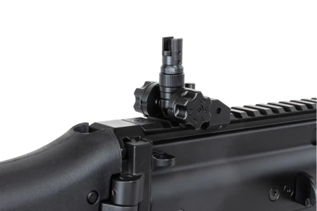 Karabinek szturmowy ASG Cybergun x FN HERSTAL SCAR-L z walizką transportową Czarny