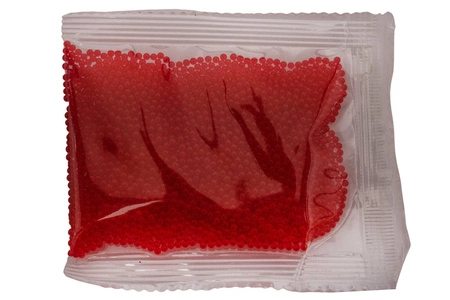 Kulki żelowe 7-8mm saszetka 3000szt. - czerwone