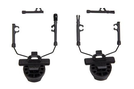 Adapter słuchawek typu Comtac na szyny typu Team Wendy - Czarny