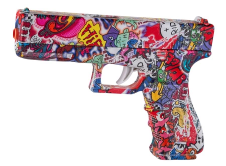 Pistolet sprężynowy na żelowe kulki G17 - hip-hop