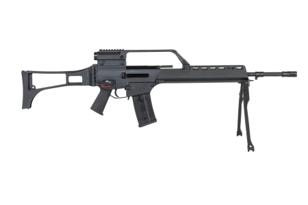 Karabinek ASG SRC DUAL POWER SR36E GB-301 z dwójnogiem i lunetą Czarny