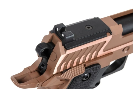 Pistolet ASG SRC Sahara Viper DUAL POWER z magazynkiem CO2 Flat Dark Earth