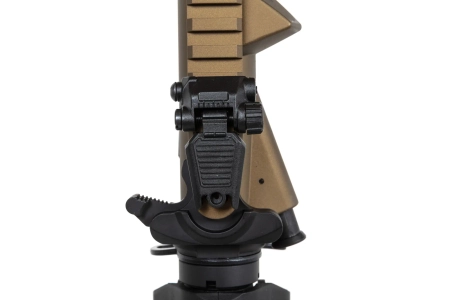 Karabinek ASG Specna Arms RRA SA-E24 HAL ETU™ Chaos Bronze z pomarańczowym urządzeniem wylotowym