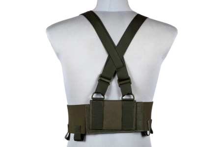 Kamizelka Low-Vis typu Chest Rig - Oliwkowy
