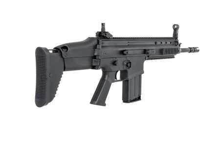 Karabinek szturmowy ASG Cybergun x FN HERSTAL SCAR-H z walizką transportową Czarny