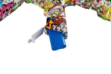 Karabin elektryczny na żelowe kulki AR10 - graffiti