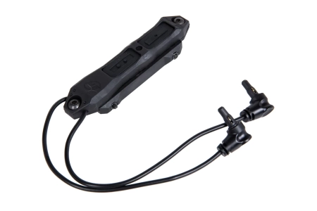 Podwójny włącznik żelowy Czarny