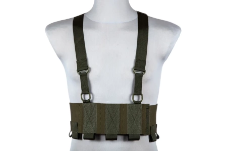 Kamizelka Low-Vis typu Chest Rig - Oliwkowy