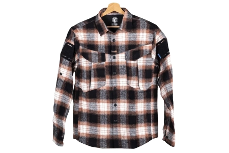 Koszula flanelowa Emerson Gear Blue Label Longicorn Pomarańczowo-szara