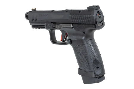 Pistolet ASG Cybergun x SAI Canik TP9 Elite Combat Green Gas Czarny