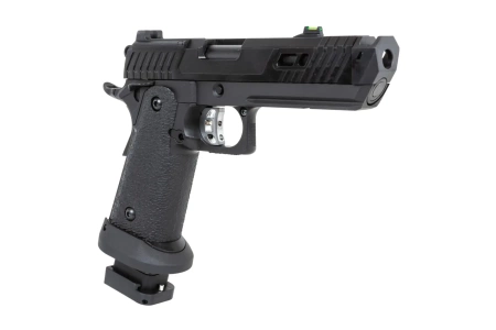 Pistolet ASG SRC Dark Viper DUAL POWER z magazynkiem green gas Czarny