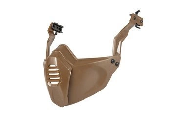 Maska Half Mask do kasków i hełmów - Dark Earth