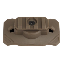 Uniwersalny montaż latarki na hełm Wosport Tan