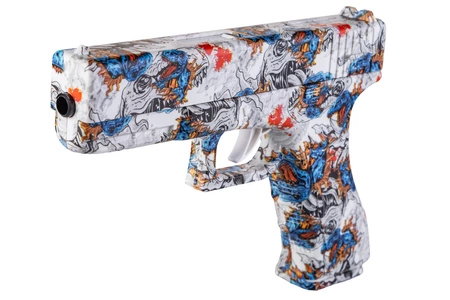 Pistolet sprężynowy na żelowe kulki G17 - dino