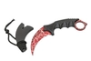 Nóż typu karambit Crimson Web red