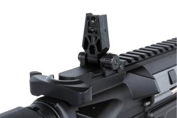 Karabinek ASG Specna Arms RRA SA-E24 HAL ETU™ Czarny z pomarańczowym urządzeniem wylotowym