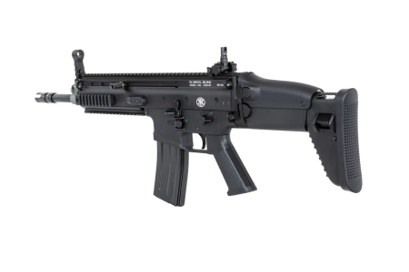 Karabinek szturmowy ASG Cybergun x FN HERSTAL SCAR-L z walizką transportową Czarny