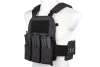 Kamizelka taktyczna typu Plate Carrier Wosport VE-75 Czarna