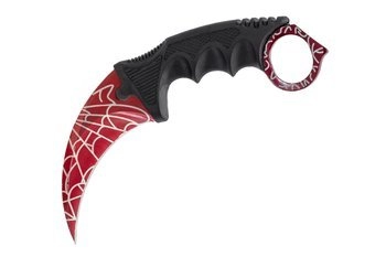Nóż typu karambit Crimson Web red