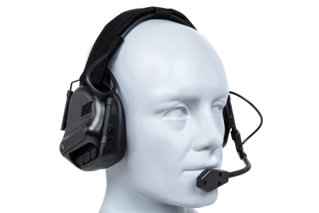Taktyczne słuchawki Gen. 5 Wosport HD-19 Czarne