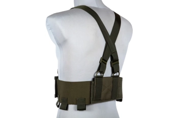 Kamizelka Low-Vis typu Chest Rig - Oliwkowy