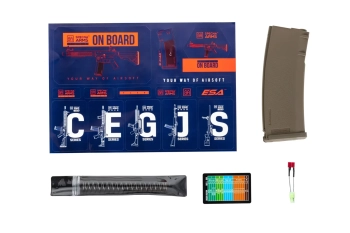 Karabinek ASG Specna Arms SA-F05-RL FLEX™ Light Ops Stock/ New Receiver HAL ETU™ Gen. 2 Half-Tan