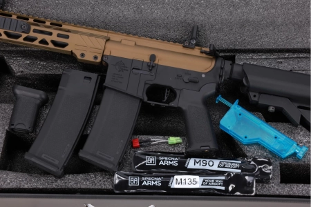 Karabinek ASG Specna Arms RRA SA-P25 PRIME™ Aster II ETU BLDC™ Chaos Bronze