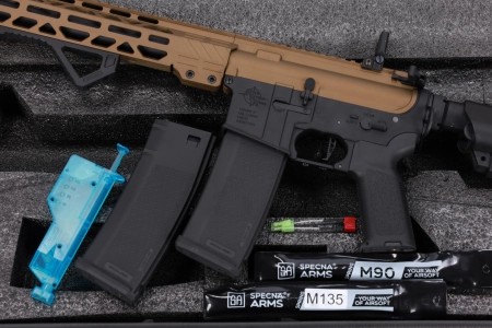 Karabinek ASG Specna Arms RRA SA-P24 PRIME™ Aster II ETU BLDC™ Chaos Bronze