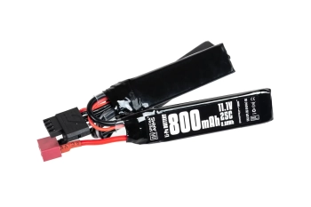 Akumulator Li-Po Specna Arms x Gens Ace 800 mAh 25C 3-modułowy 11.1V T-Deans G-Tech