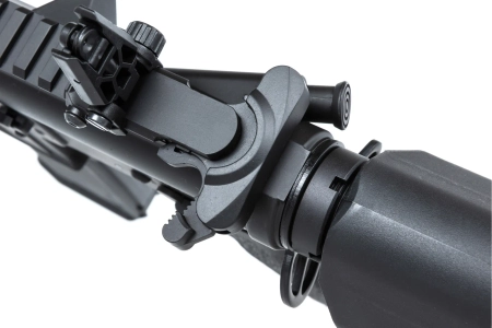 Karabinek ASG Specna Arms RRA SA-E24 HAL ETU™ Czarny z pomarańczowym urządzeniem wylotowym