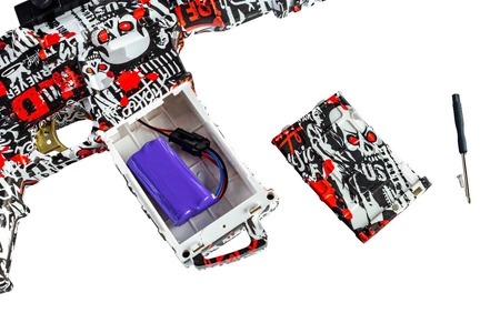 Karabin elektryczny na żelowe kulki AR15 - czarny