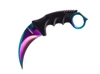 Nóż typu karambit Rainbow Fade