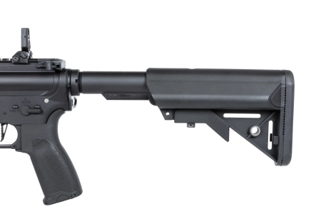 Karabinek ASG Specna Arms RRA SA-E24 HAL ETU™ Czarny z pomarańczowym urządzeniem wylotowym