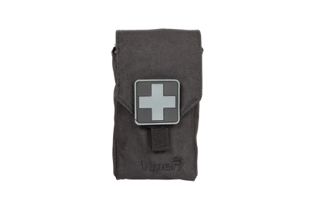 Apteczka Aid Kit z wyposażeniem - czarna