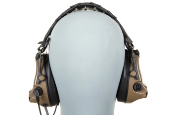 Taktyczny zestaw słuchawkowy Wosport C5 HD-14-A Tan