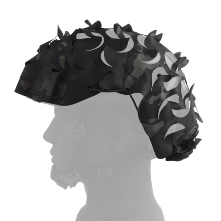 Uniwersalne maskowanie na hełm Wosport Laser Cut Cover MC Black