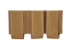 Potrójna ładownica na magazynki 5.56 mm Wosport Coyote Brown