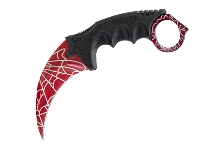 Nóż typu karambit Crimson Web red