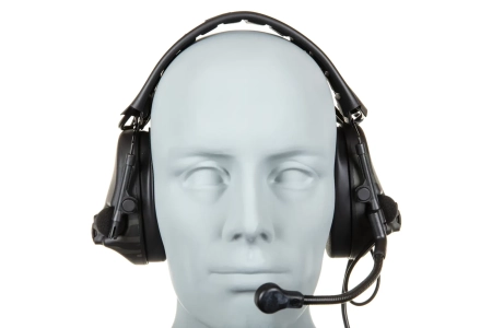 Taktyczny zestaw słuchawkowy Wosport C5 HD-14-A MC Black