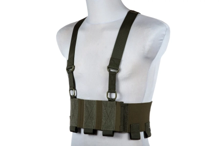 Kamizelka Low-Vis typu Chest Rig - Oliwkowy